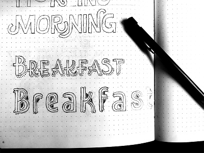 It's the little things.. handlettering illustration lettering