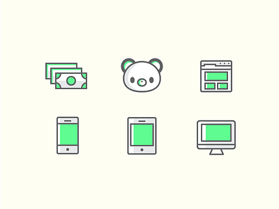 Personal Icon Set branding cute icon set icons illustration