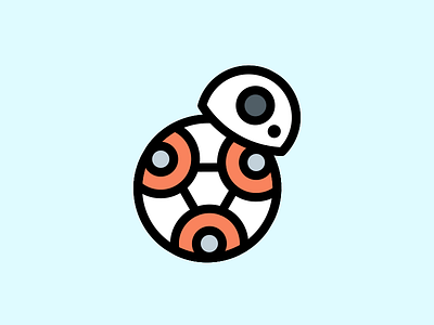 BB-8 Icon bb 8 bb8 droid icon star wars