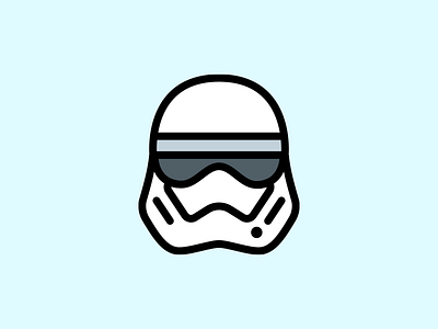 Stormtrooper Icon force awakens icon iconography illustration star wars storm trooper stormtrooper