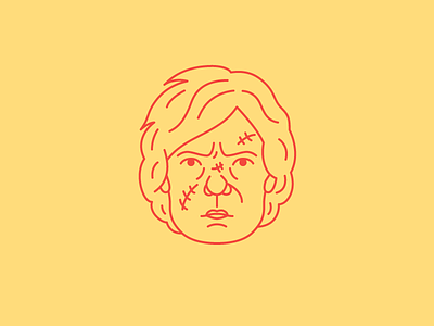 Tyrion Lannister Portrait game of thrones illustration lannister line art peter dinklage portrait tyrion vector