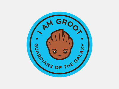 I Am Groot Badge