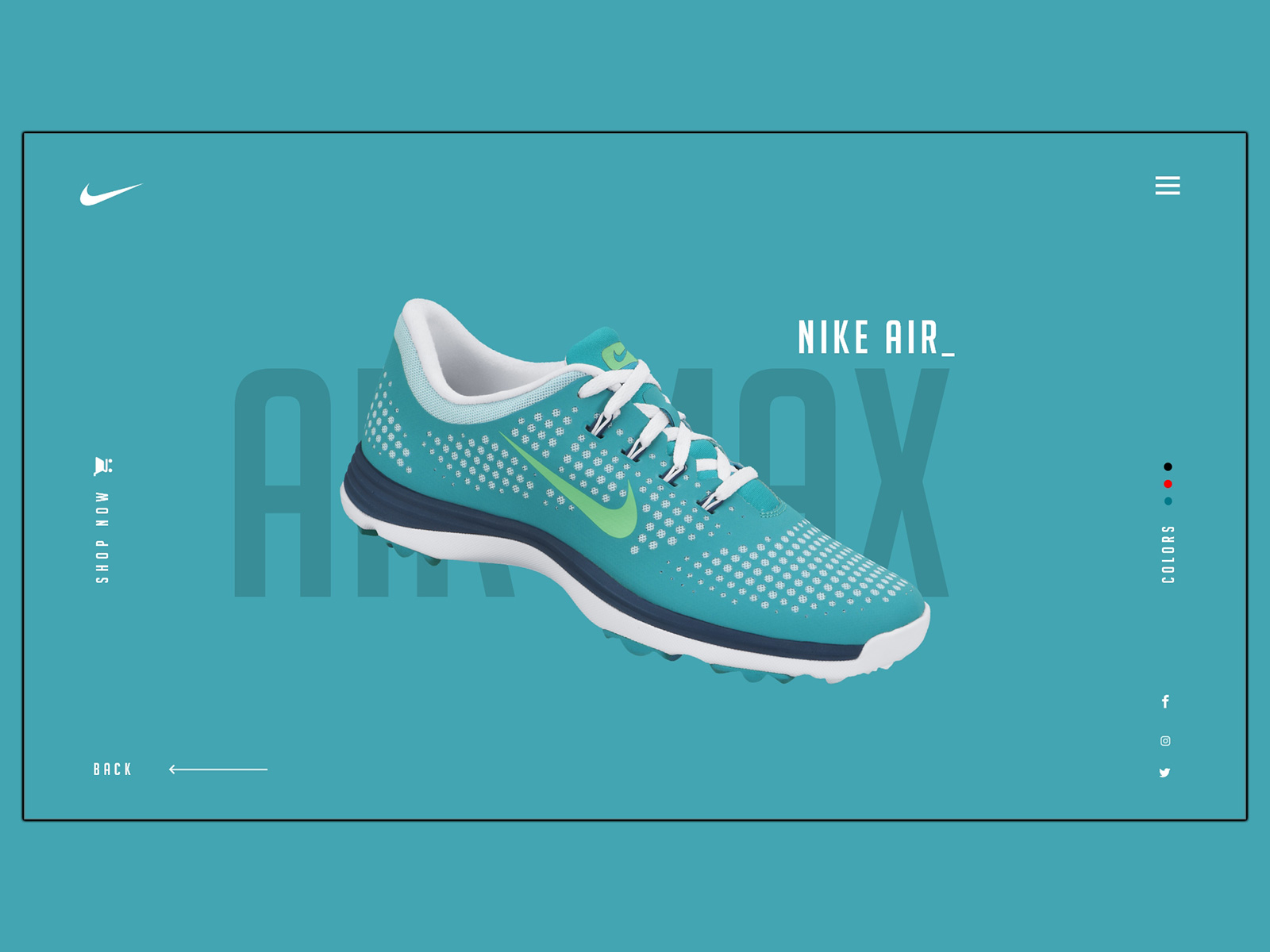 Landing Page Nike by Joshua Adegbite on 