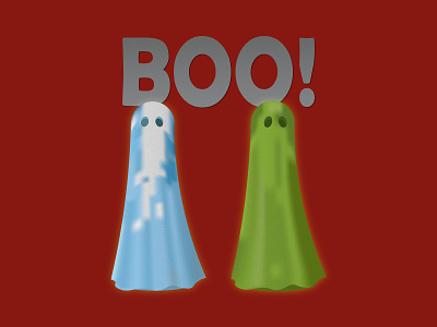 Boo! - Ghosts adobe adobe illustrator art boo design digital drawing ghost ghosts graphic graphic design illustration illustrator