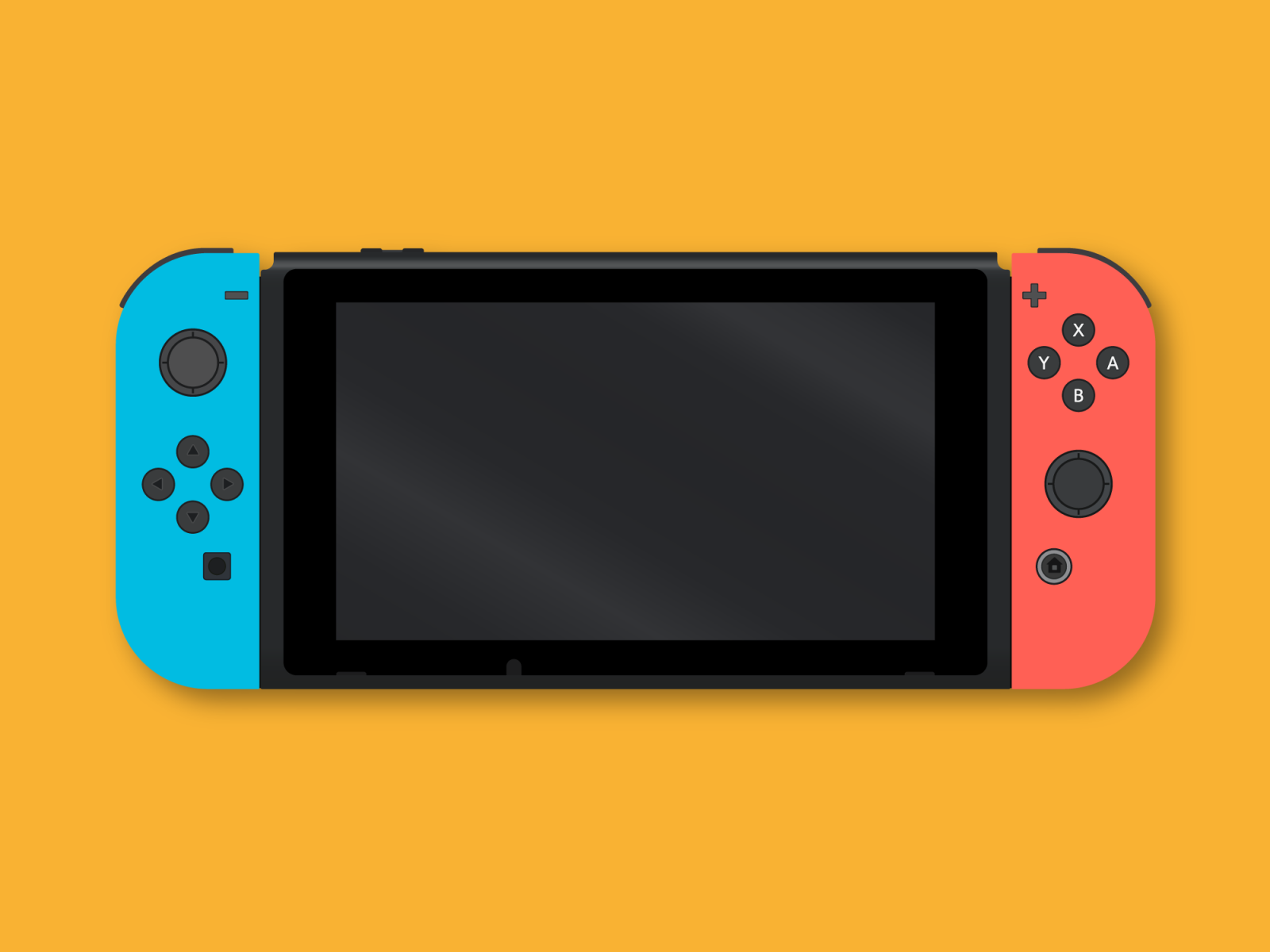 Nintendo Switch Vector (Adobe Illustrator) by Lee O'Connor on Dribbble