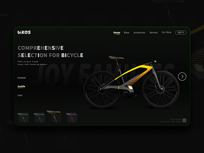 Bikes bikes black ui web webdesign