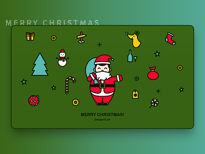 圣诞快乐 illustration vector 圣诞 设计