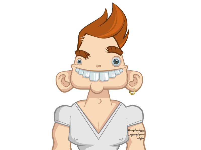 Zteeeve animated gif character douchebag emotions illustator illustration