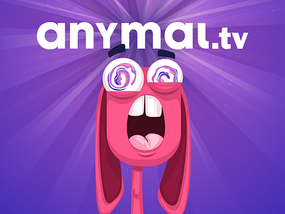 Anymal.tv 2d animal character design illustration motion design vector