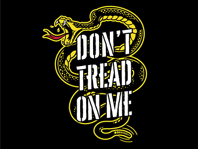 Don't Tread On Me Tee Design