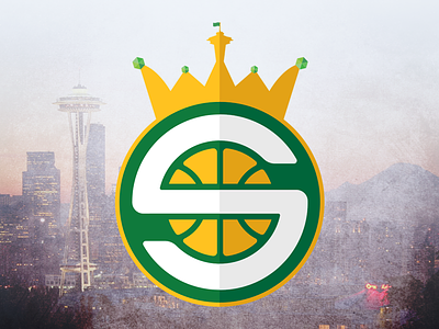 Look who's back in town. basketball kings logo seattle sonics sports