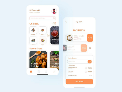 Food app concept