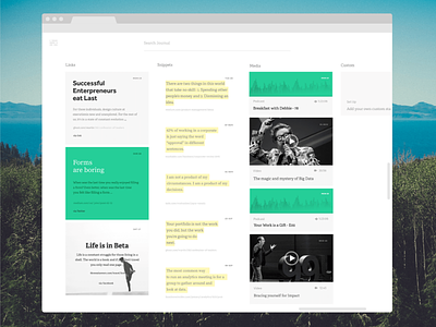 Journal - Bookmarking for Chrome adobexd bookmarking ux
