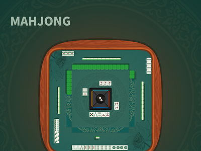 MAHJONG design icon ui