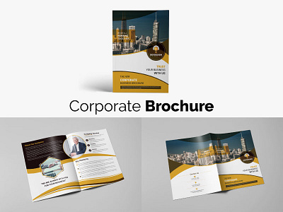Corporate Brochure a4 awesome branding brochure business corporate modern simple