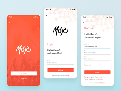 Events App Login process australia branding clean design design team designer ehtisham logo minimal minimalistic mobile mobile login mobile sign up pakistan powerful signup form typography uidesign ux design white design