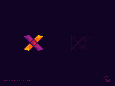 X Mark branding design illustration logo minimal vector