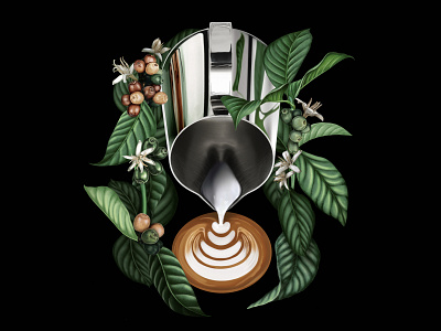 Department of Brewology - Latte Art Print
