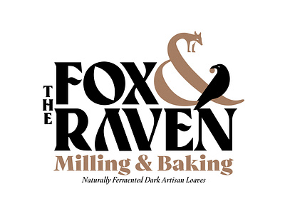 The Fox & The Raven branding - concept 2