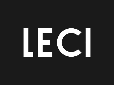 Leci Sans black letter minimal sansserif type typography vector white