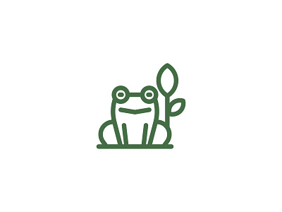 Froggie icon animal digital editorial frog icon illustration indonesia lineart simple vector