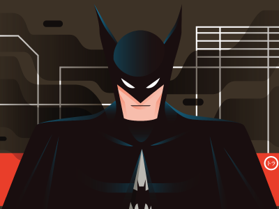 Batman - Bob Kane bat batman digital icon illustration retro superhero vector vintage