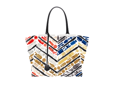 Elle Shopping Cover bag design fashion flat design icon indonesia jakarta tommy chandra vector