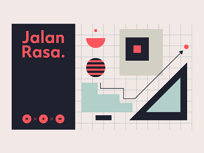 Jalan Rasa. christmas collaboration geometry graphic happy holiday indonesia label packaging