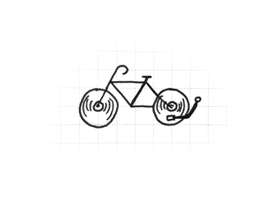 Day 24 Hipster Bike Shop Logo bike challenge daily dailylogochallenge logo shop sketch