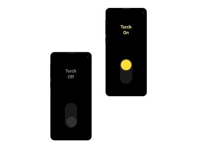 Day 15 On Off app daily dailyui100 dailyuichallenge design mobile onoff onoff switch phone app switch torch ui uidesign uiux userinterface webdesign