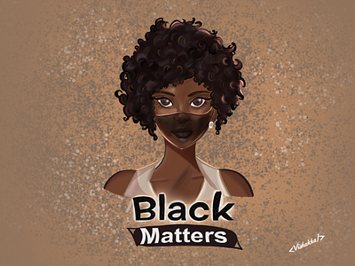Black lives matter🖤 art black characterdesign digital illustration illustration procreate women illustration