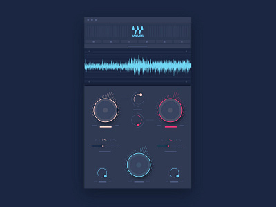 Waves 1 music music plugins plugins ui ux