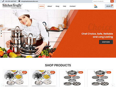 Designed ECommerce WordPress Website