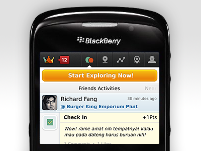 Bouncity for BlackBerry 2.0 (WIP) blackberry interface