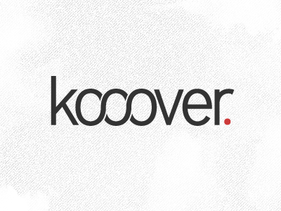 Kooover identity logo typography
