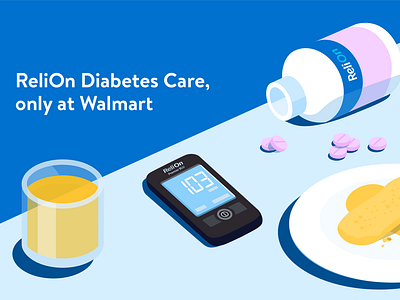 Walmart Insulin LNC Productions digitalillustration editorialillustration illustration insulin lncproductions pills walmart