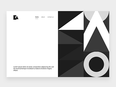 Shapes - Landing Page