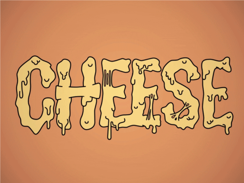 Say CHEESE animate animated gif animation bread cheese food framebyframe illustration