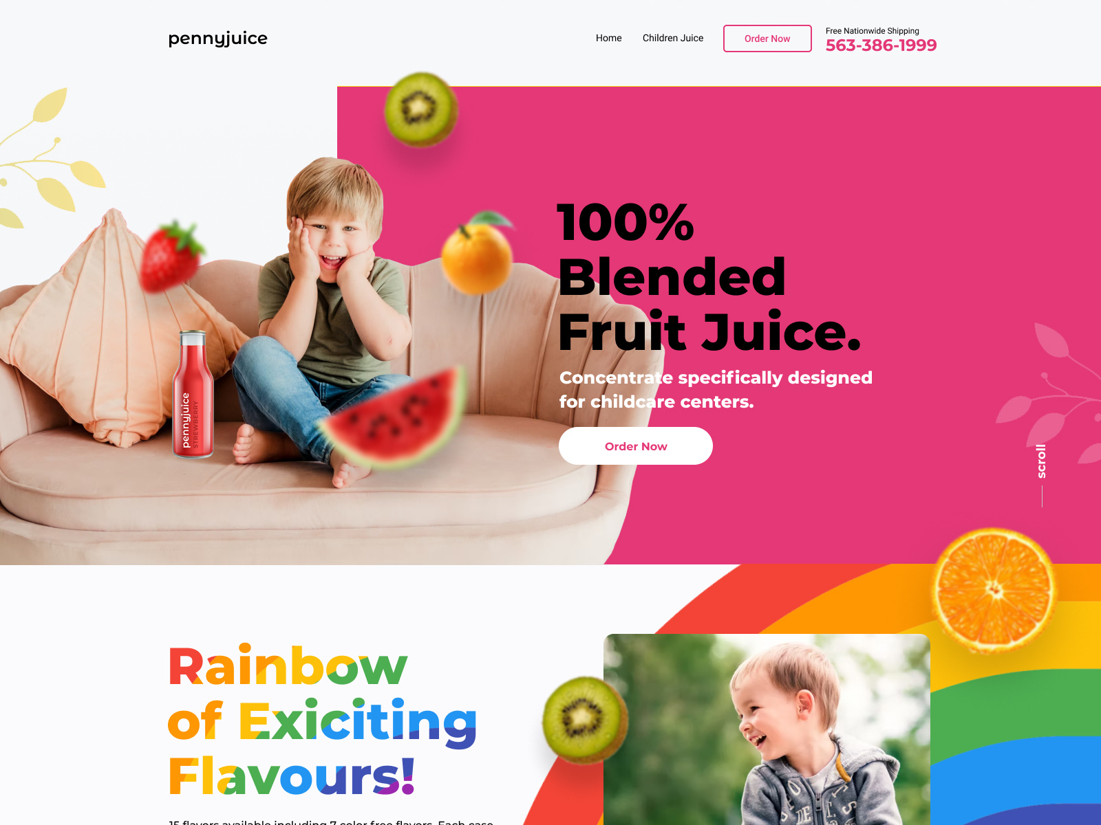 Penny Juice for Kids UI Design by Sumeet Vadnere on Dribbble