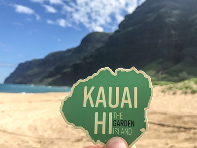 Kauai Sticker hawaii illustrator island kauai sticker