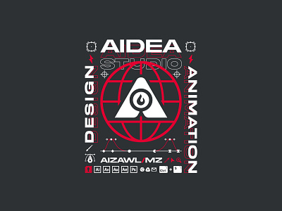 Aidea Studio Tee Design aidea apparel design graphic idea studio t shirt tee tshirt vector