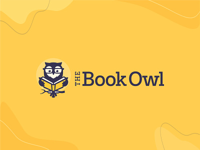 The Book Owl Logo aizawl book bookowl bookworm branding cartoon design glass illustration lehkhabu liantluanga logo mascot mizo mizoram nerd owl poster vector