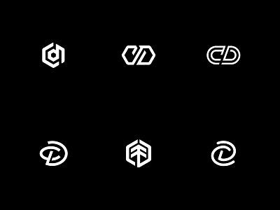 CD mark exploration branding c cd d design graphic design logo mark monogram symbol vector