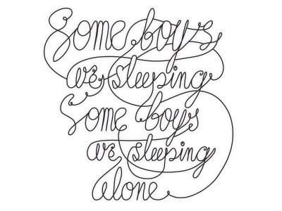 Some Boys II deathcabforcutie lettering lines lyric someboys