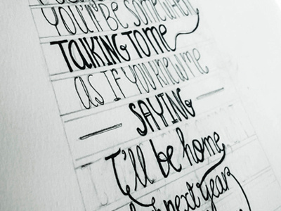 Next Year lettering next song twodoorcinemaclub year