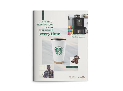 Nestle Coffee Partners Sales Brochure art direction brochure design design editorial design editorial layout