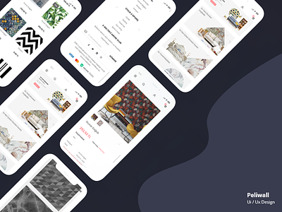 Wallpaper E-Commerce Web Site Mobile Design