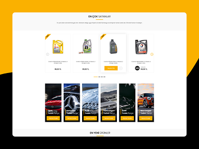 Car Parts E-Commerce Web Site Showcase