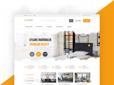 Furniture company E-commerce design