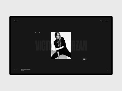 Black black concept design desktop homepage minimal ui ux web website